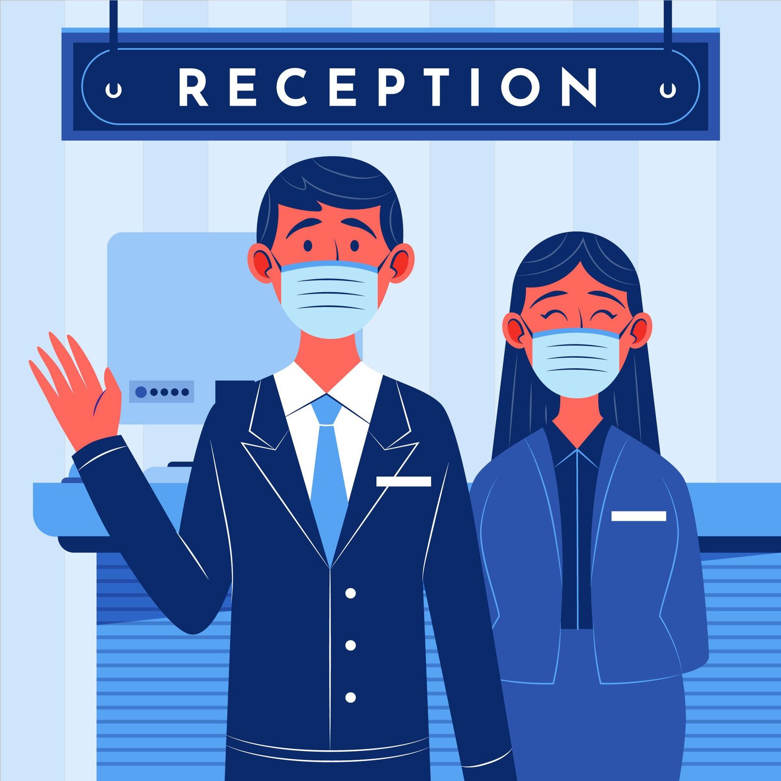 خدمات الضيافة والاستقبال